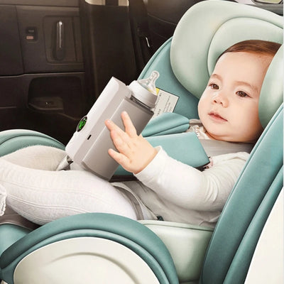 Convenient Baby Bottle Warmer 6-Gear Adjustable for Travel Quick Heating Solution with Adjustable Gear for Most Bottles G2TD - LKBA