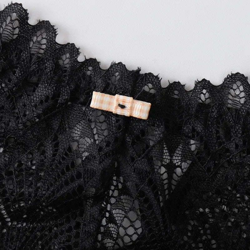 1/2 PCS Women's Lace Thongs Lingerie Intimates Woman T-back Soft T-panties Designed Tangas Mujer Sexy String Panties Thongs Sexy - LKBA