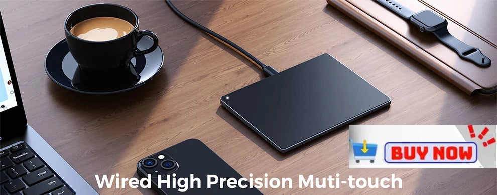 Bluetooth Foldable Keyboard With Touchpad Rechargeable Folding Keyboard with Large Touchpad Tri-Folding Ultra Slim Keyboard - LKBA