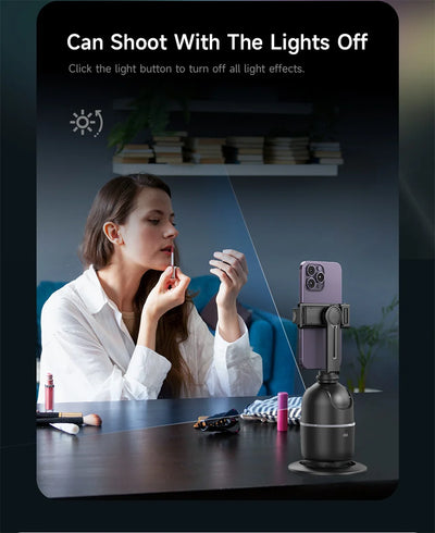 Multifunctional selfie stick with light - LKBA