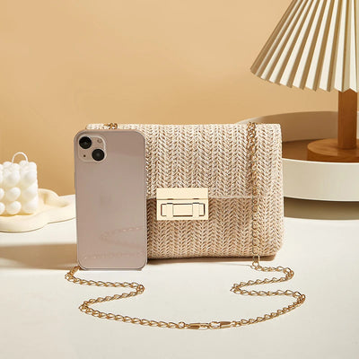 Crossbody Bag for Women Chain Strap Banquet Stylish Accessory Shoulder Bag for Day-to-Night Outfits - LKBA