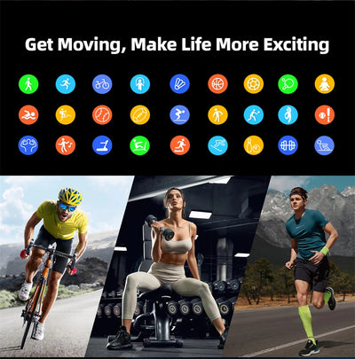 New For Xiaomi Ultra Thin Smart Watch Men 1.96" AMOLED 70+Sports Mode Health Monitor Bluetooth call Waterproof Smart Watch Woman - LKBA