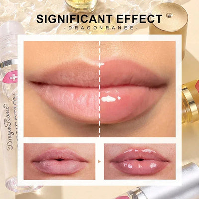 Instant Volumising Lip Plumper Oil Lip Enhancer Lip Gloss Plumping Serum Moisturizing Anti-Wrinkle Lipstick Sexy Lip Care Makeup - LKBA