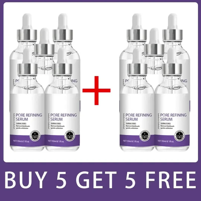 Pore Shrinking Serum Face Removing Large Pores Tightening Repairing Facial Pore Minimizing Essence Skin Care - LKBA