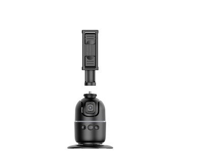 P03 Stabilizer 360°Auto Face Tracking AI Gimbal All-in-one Desktop Phone Holder Tripod For Smartphone Video Vlog Live