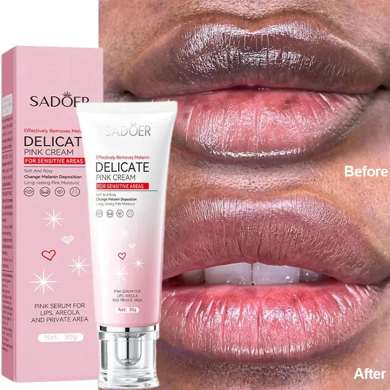 Fast Lightening Pink Lip Bleaching For Dark Lips Remove Melanin Lip Balm Sexy Rose Magic Lip Oil Whitening Moisturizing Makeup - LKBA