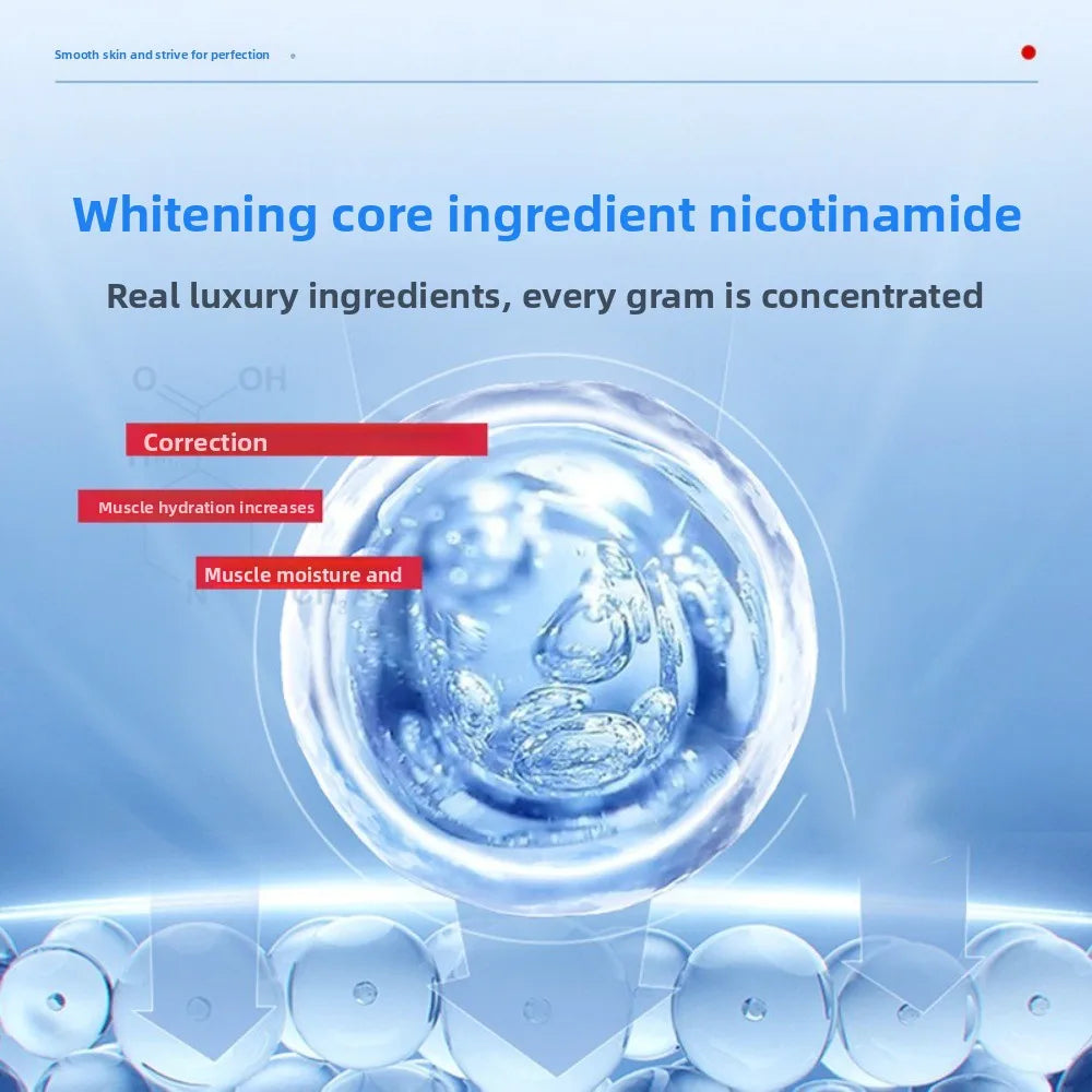 Mild niacinamide whitening and blemish cream, lightens melanin dull pigment, moisturizes skin care - LKBA
