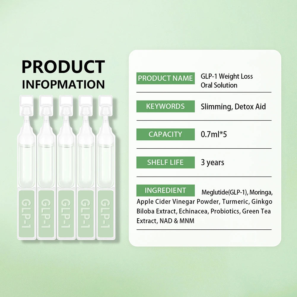 Body Care Supplies GLP-1 Drops Body Sliming Weight Loss Supplements for Women Men Natural Advanced Body Care - LKBA