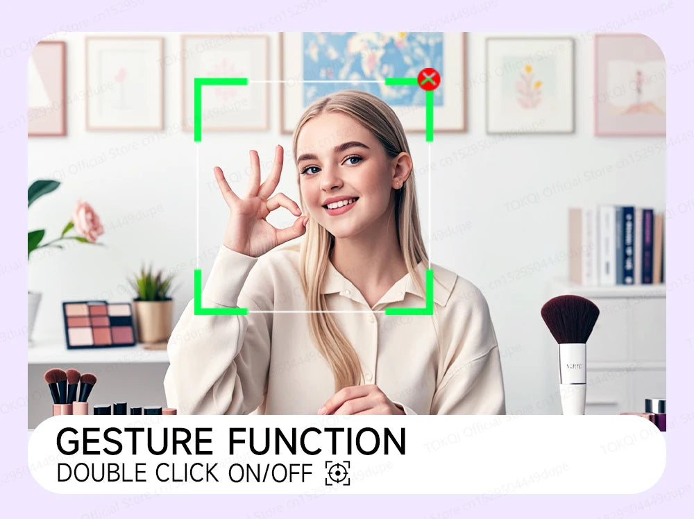 C22 AI Face Tracking Handheld Gimbal Stabilizer 360° Rotation Shoot Selfie Stick Tripod