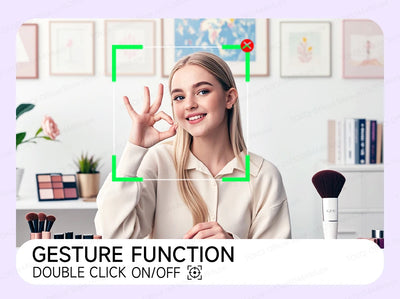 C22 AI Face Tracking Handheld Gimbal Stabilizer 360° Rotation Shoot Selfie Stick Tripod