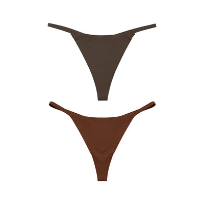 Hot Sale Sexy Ladies T-back Skin-friendly Underpants Stretch Thongs Women Underwear G-string seamless panties for women - LKBA