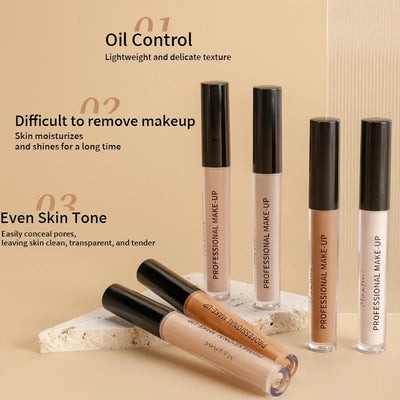 Liquid Concealer Matte High Coverage Waterproof Oil Control Moisturizing Long Lasting Concealer Professional Face Makeup - LKBA