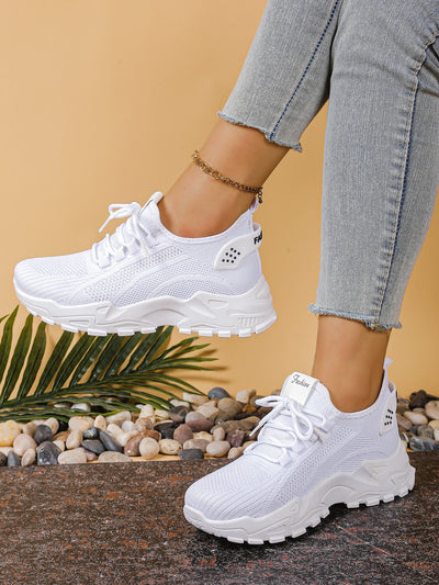 Women's shoes, women's sports shoes 2025 Women's shoes Breathable single-mesh dad shoes Women's casual and versatile sports shoe - LKBA