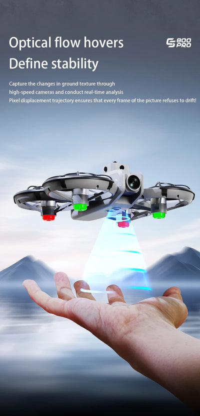 NEW ES800 Pro Mini Drone 1080P HD Camera Brushless Motor Obstacle Avoidance Aerial Photography Remote Control Aircraft Quadcopter - LKBA