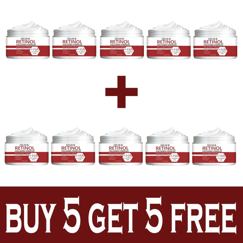 Anti-Aging Retinol Cream Collagen Wrinkle Remover Face Care Cream for Moisturizer Whitening Brighten Skin Care Products - LKBA