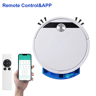2024 NEW 2800PA 3-in-1 RS800 With Remote Control & APP Super Quiet Smart Robot Vacuum Cleaner Wet & dry Mopping Floor Home Appliance - LKBA