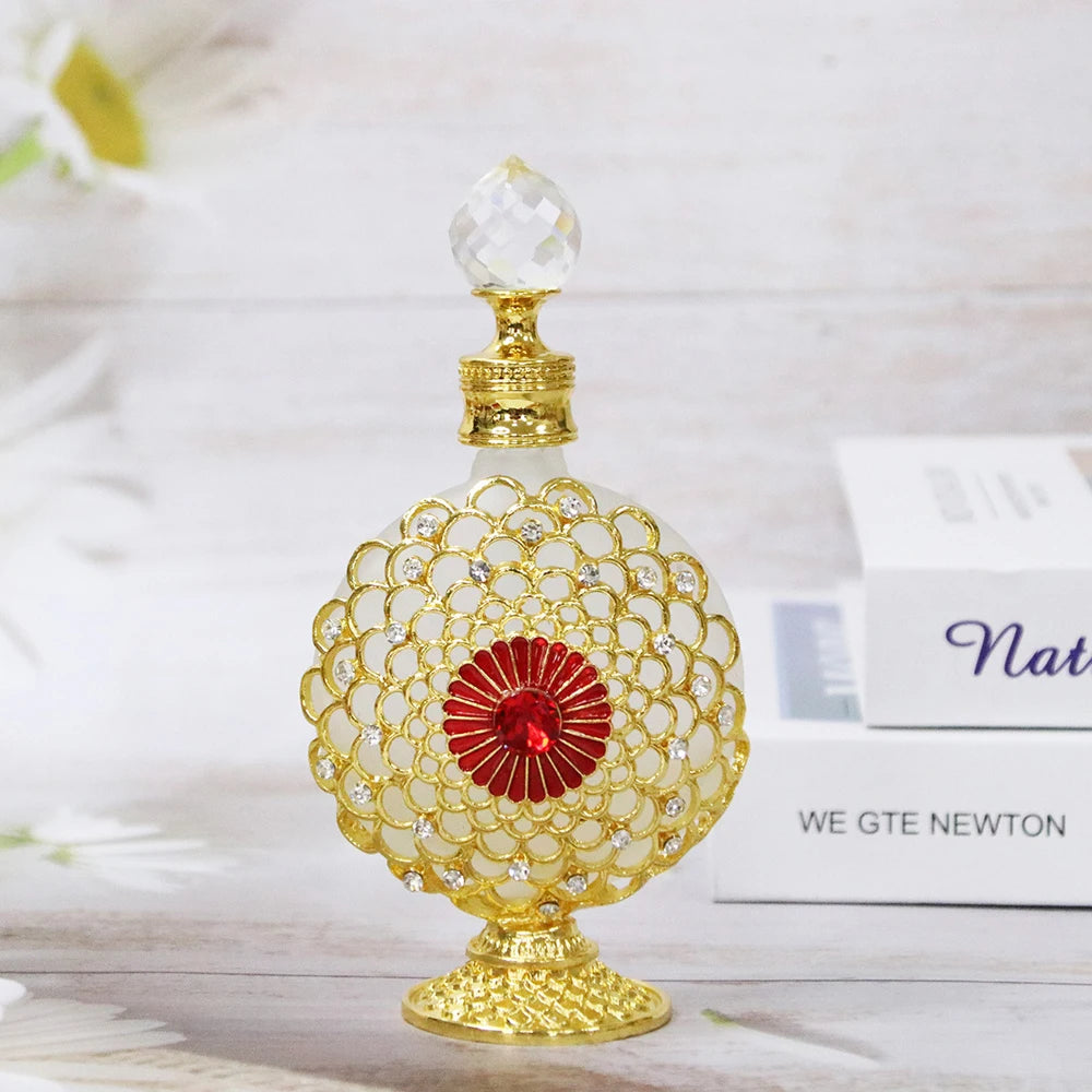 30ml Luxury Vintage Perfume Bottles parfum Mini Travel Essentials Oil Glass Dubai Refillable Perfume Refill mini Dropper Bottle - LKBA