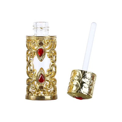 Alloy Dropper Arabian Style Dubai Middle East Style Perfume Bottles Cosmetic Container Refillable Bottles Essential Oil Bottles - LKBA