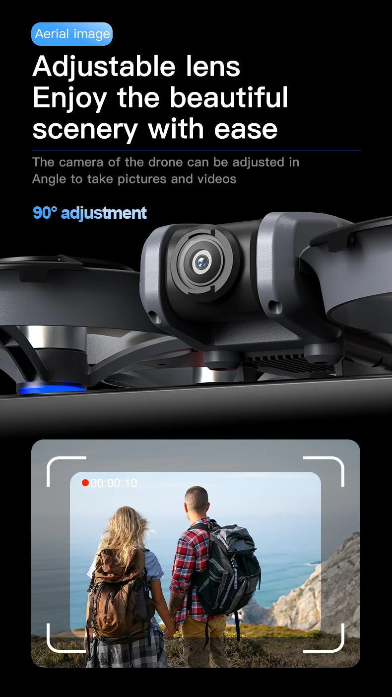 New X226 Mini RC Drone with Professional 8K HD Dual Camera 6Axis Headless Mode 360 Fly Remote Quadcopter - LKBA