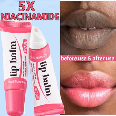 Fast Remove Dark Lip Balm Serum Lighten Melanin Lip Mask Exfoliating Fade Lip Lines Dead Skin Nourishing Repair Lip Care Makeup - LKBA