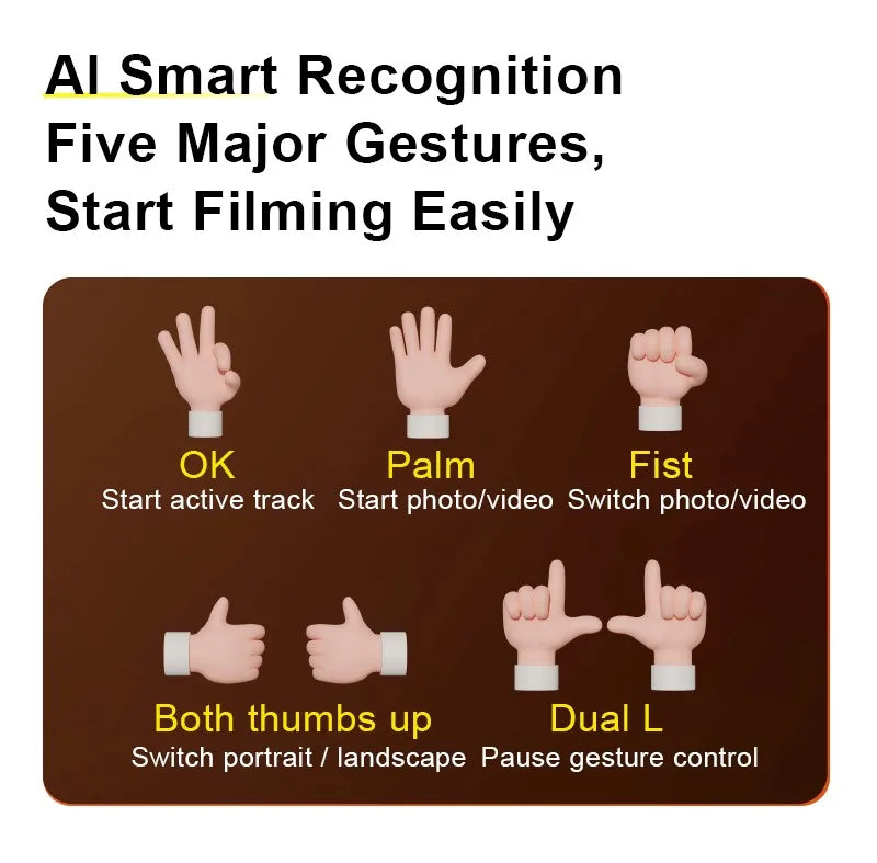 Handheld Anti-shake Gimbal Stabilizer Travel Extended Selfie Stick Face Tracking Phone Stand - LKBA