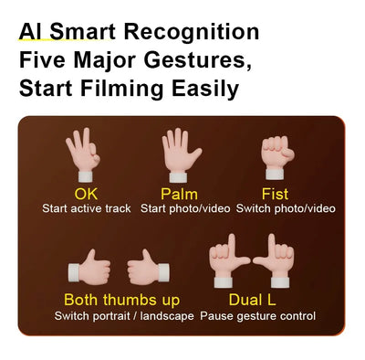 Handheld Anti-shake Gimbal Stabilizer Travel Extended Selfie Stick Face Tracking Phone Stand - LKBA