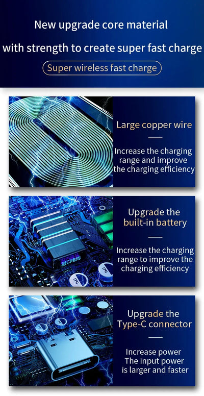 Wireless Charger Car Auto Magnetic Air Vent Phone Holder For iPhone 16 15 14 13 Samsung Xiaomi Induction Fast Charging Station - LKBA