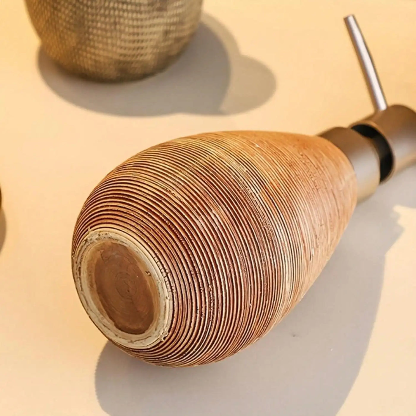 Creative Retro Style Ceramic Push-Type Soap Dispenser with Pump, Hand Soap Bottle - LKBA