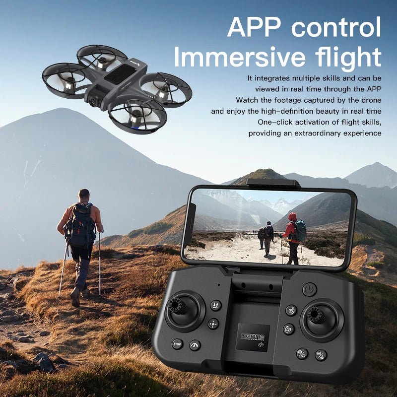 New X226 Mini RC Drone with Professional 8K HD Dual Camera 6Axis Headless Mode 360 Fly Remote Quadcopter - LKBA