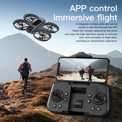 New X226 Mini RC Drone with Professional 8K HD Dual Camera 6Axis Headless Mode 360 Fly Remote Quadcopter - LKBA