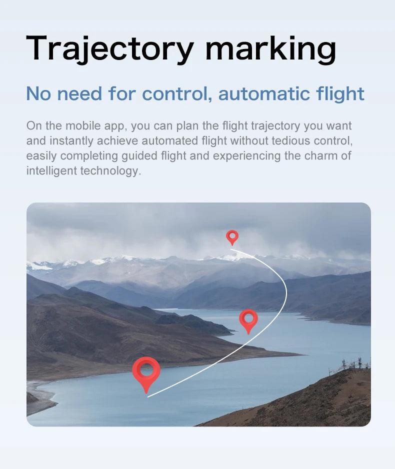 Professional Drone GT8 8K Wide-Angle HD 1080P Camera Wi-Fi FPV Height Hold Foldable RC Drone Quadrotor Helicopter - LKBA