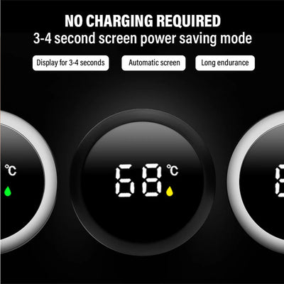 Car 500ml Smart Thermo Mug Drink Flask Temperature Display For MG ZS 5 7 6 Cyberster MG4 EV ES5 HS ONE GT GS MG3 EZS 3SW Scorpio - LKBA