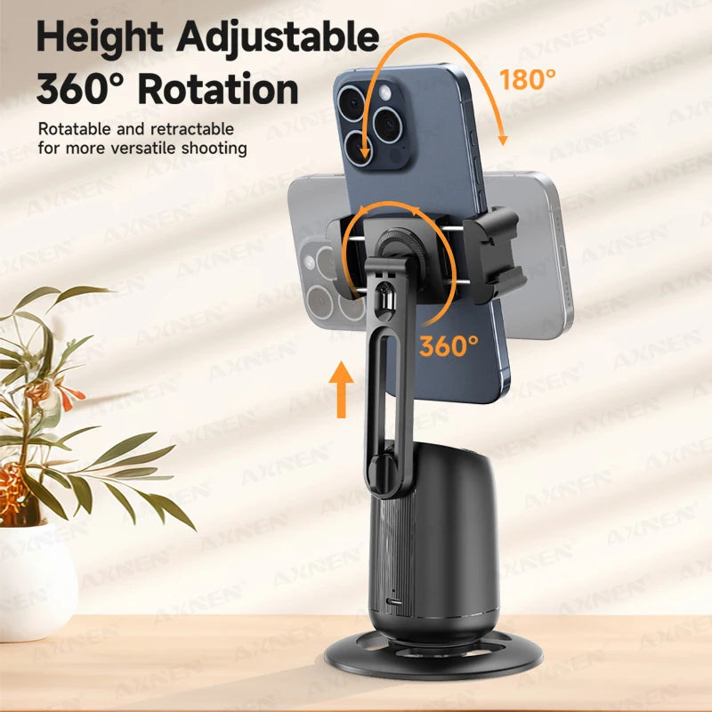 360°Rotating P05 AI Face Tracking Desktop Gimbal Stabilizer Intelligent Follow Shoot Gesture Control - LKBA
