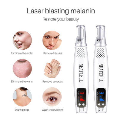 Picosecond Laser Pointer for Mole Removal  Dark Spot Removal Pen Tattoo Acne Skin Pigment Portable Removal Machine Beauty Device - LKBA