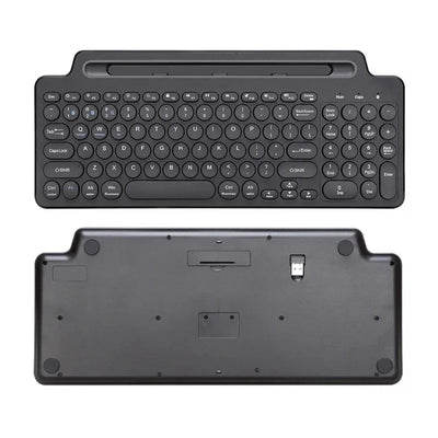 Mode Dual Bluetooth Keyboard BT5.0 3.0 2.4G Wireless Keyboard with Touchpad Gaming Keyboard with Card Slot for Laptop Tablet - LKBA