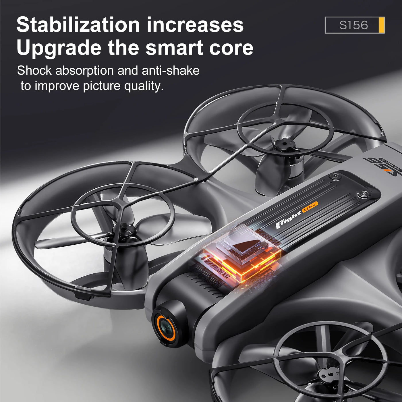 S156 RC Drone 2.4G 5G GPS Professional 8K HD Aerial Photography Remote Control Aircraft HD Dual Camera Quadcopter - LKBA