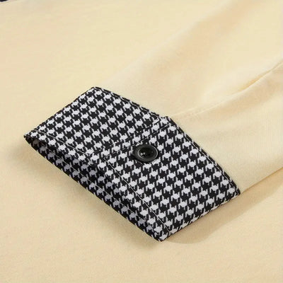 Spring and Autumn Men's Long Sleeve Polo Shirt Classic Business Office T-shirt Male Street Casual Fashion Solid Color Top - LKBA