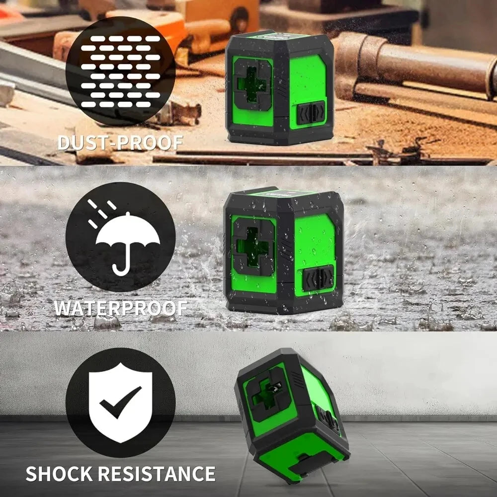 Green Cross Laser Level meter 360 Automatic Level meter Construction Tools and Equipment Optical Instruments - LKBA