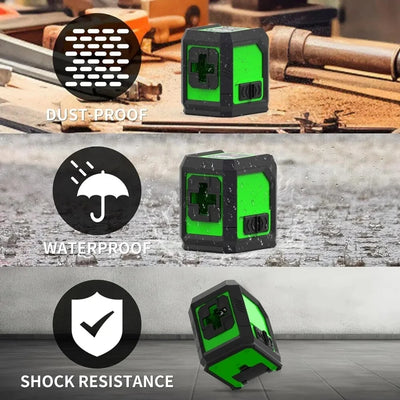 Green Cross Laser Level meter 360 Automatic Level meter Construction Tools and Equipment Optical Instruments - LKBA