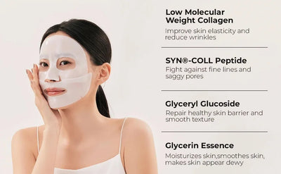 Deep Collagen Anti Wrinkle Lifting Mask Collagen Face Mask Overnight, Deep Collagen Mask for Lifting Firming Moisturizing - LKBA