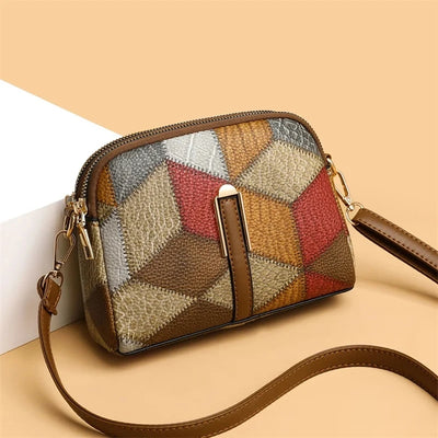 New Luxury Handbag Women Stitching Wild Messenger Bags Designer Brand Plaid Shoulder Bag Female Ladies Totes