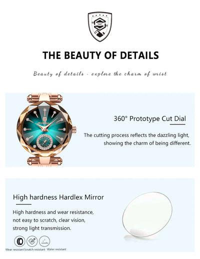 POEDAGAR Top Luxury Watches For Women Waterproof Leather High Quality Quartz Woman's Watch Casual Fashion Ladies Wristwatch Gift - LKBA