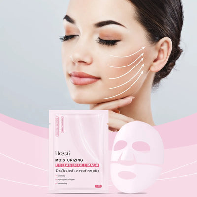 Bio-Collagen Face Mask Anti-Wrinkle Firming Lift Deep Hydrating Overnight Mask Shrink Pores Brightening Repair Skin Care - LKBA