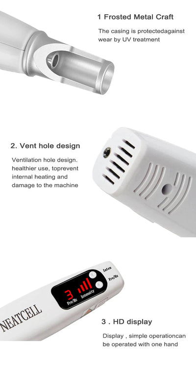 Picosecond Laser Pointer for Mole Removal  Dark Spot Removal Pen Tattoo Acne Skin Pigment Portable Removal Machine Beauty Device - LKBA