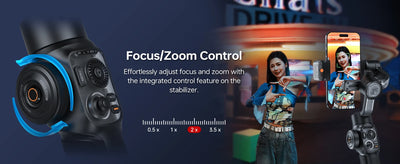 SMOOTH 5S AI Tracking Handheld Stabilizer 3-Axis Smartphone Gimbal Outdoor Gimbals - LKBA