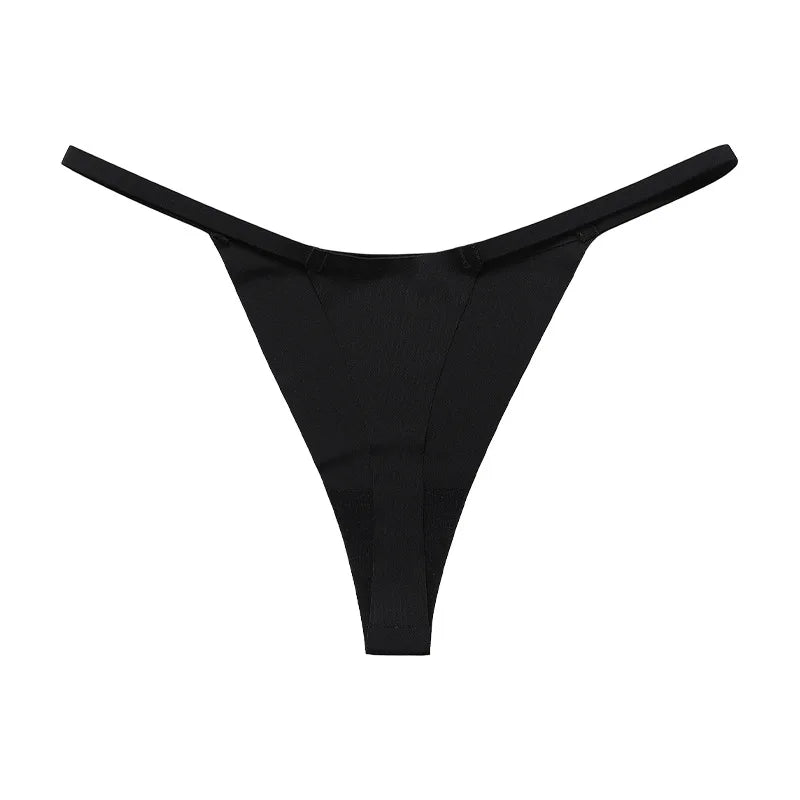 Hot Sale Sexy Ladies T-back Skin-friendly Underpants Stretch Thongs Women Underwear G-string seamless panties for women - LKBA