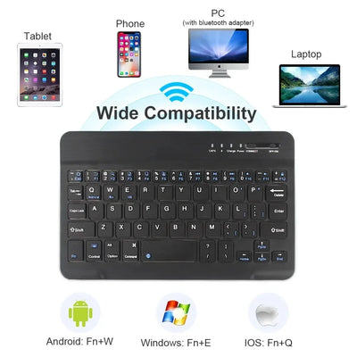 Bluetooth Keyboard for iPad 10th Generation iPad Pro 13 12 11 10 9 8 7 Inch iPad Air 13 11th iPad Mini, Tablets - LKBA