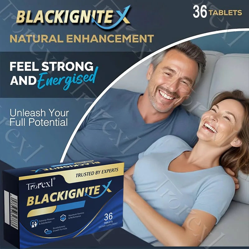 BlackIgniteX Natural Male Enhancing Supplement- Boosts Strength & Firmness for Men, Enhanced Stamina Performance & Endurance - LKBA