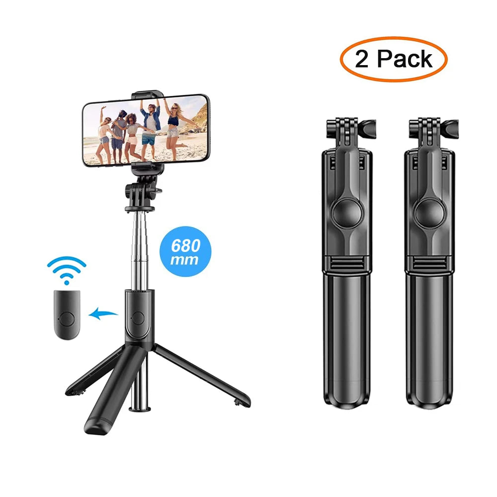 3 In 1 Bluetooth Wireless Selfie Tripod with Fill Light Shutter Remote Control