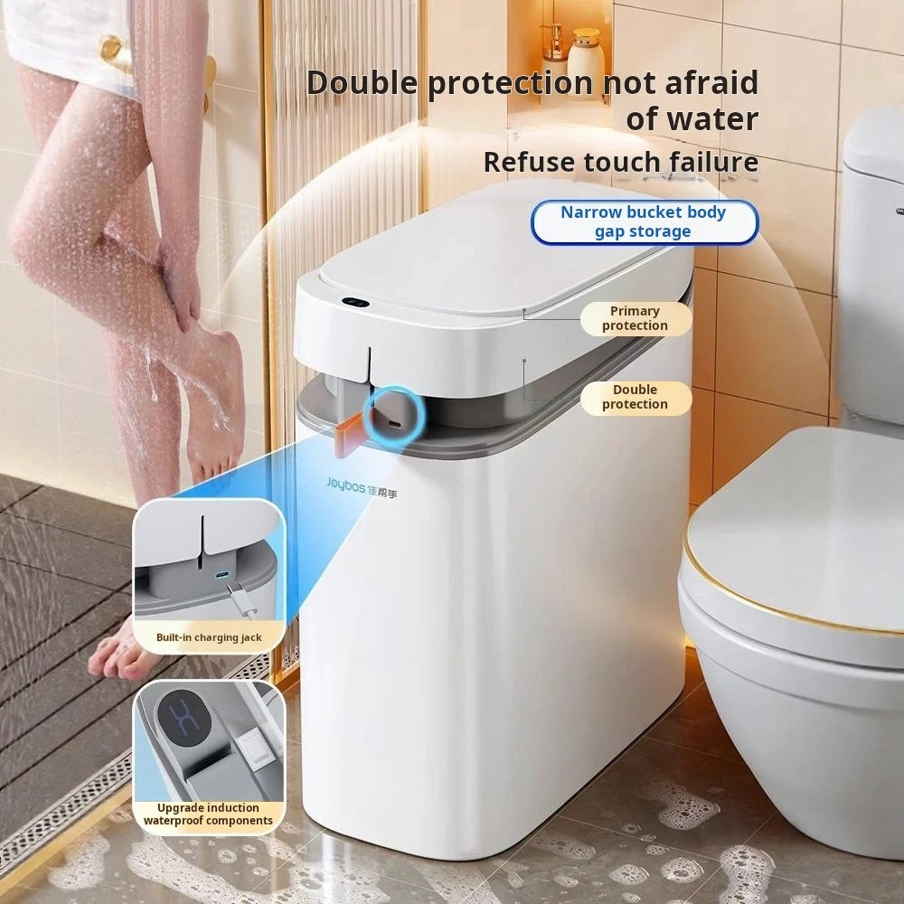 Smart Sensor Trash Can JOYBOS Rechargeable Auto Adsorption Bag Garbage Can For Toilet Living Room Kitchen Household Items - LKBA